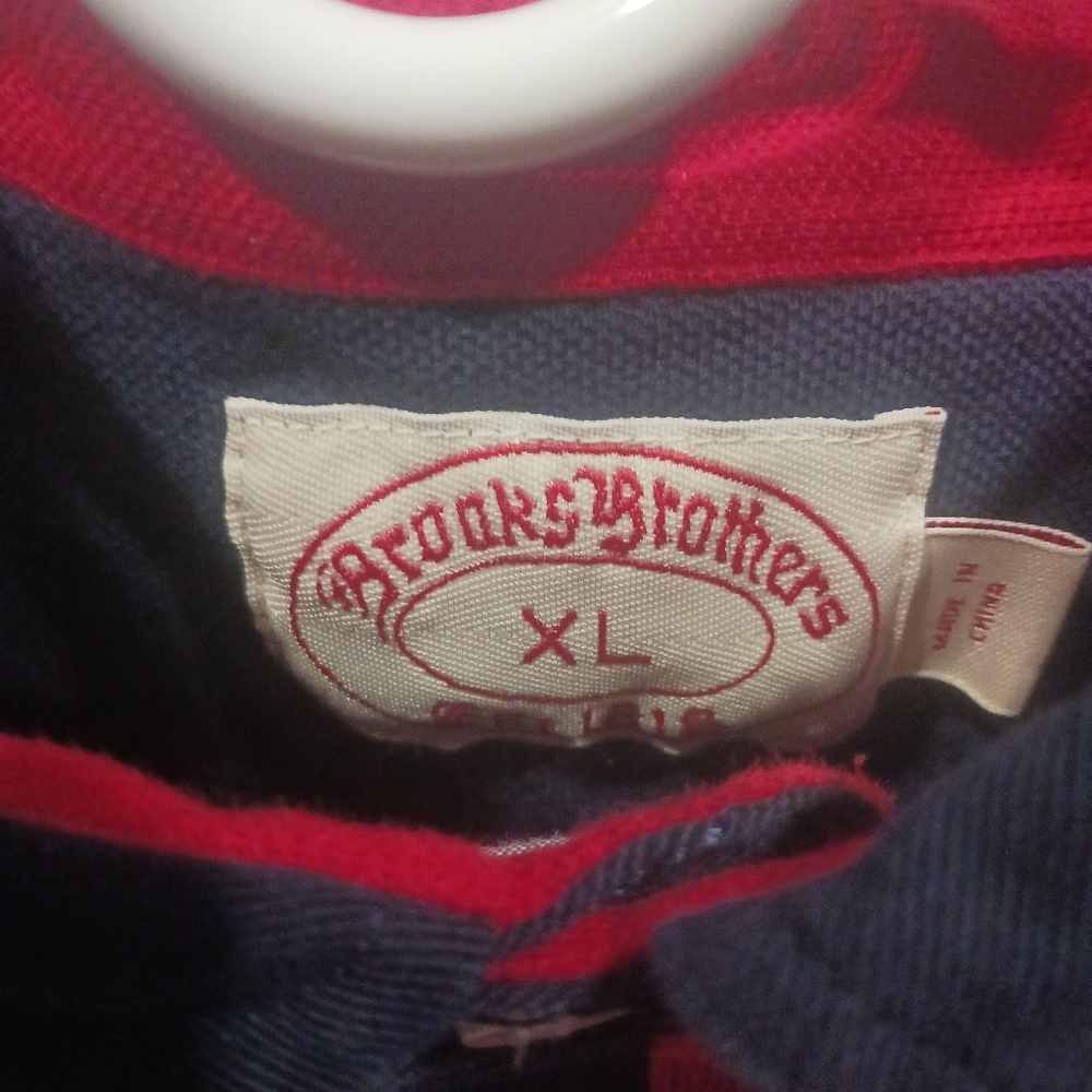 brooks brothers mens xl rugby shirt
